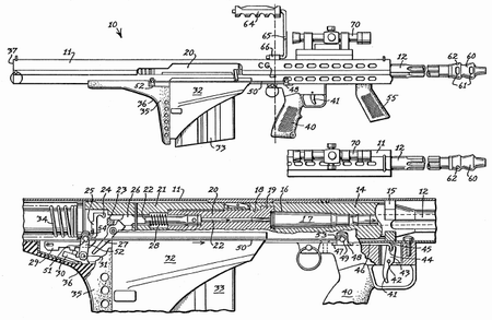 美国巴雷特m95反器材步枪