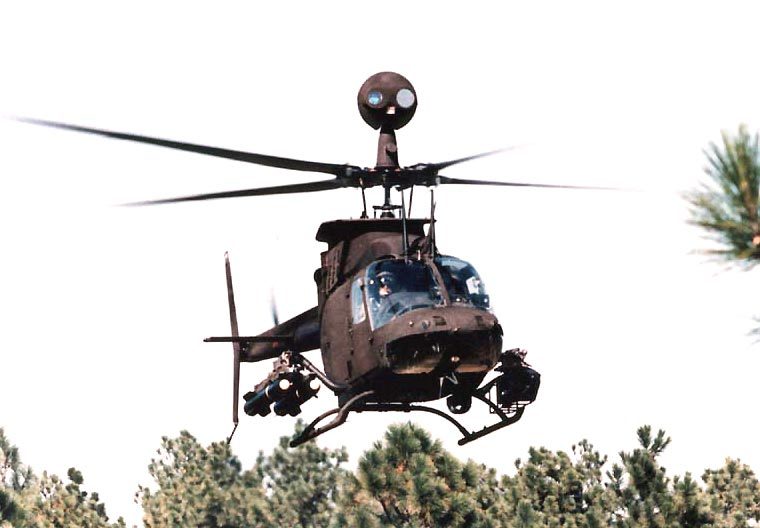 美国oh58d武装直升机