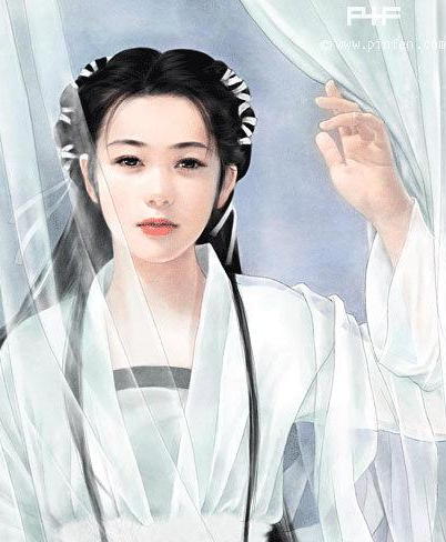 陈淑芬画中的小龙女