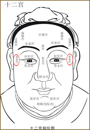 人的面相图解夫妻宫图片